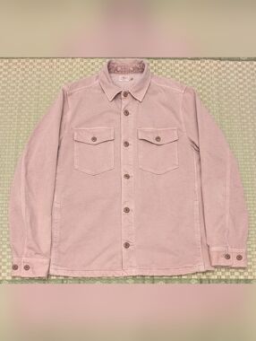 Faherty Chroma Blanket Shirt Dusty Rose Men's Size Medium